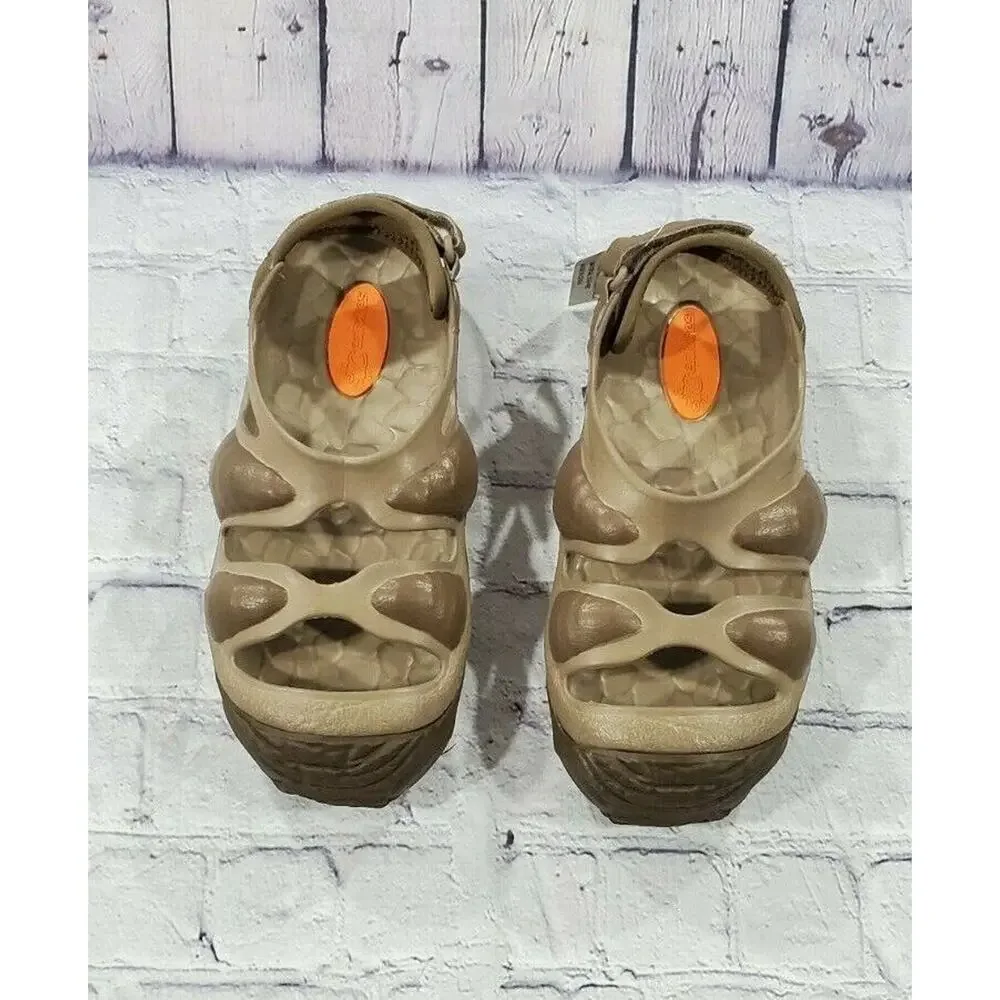 SOLE CREATURES NATIONAL GEOGRAPHIC Rhino Bush Brown Sandals YOUTH SZ 5-6